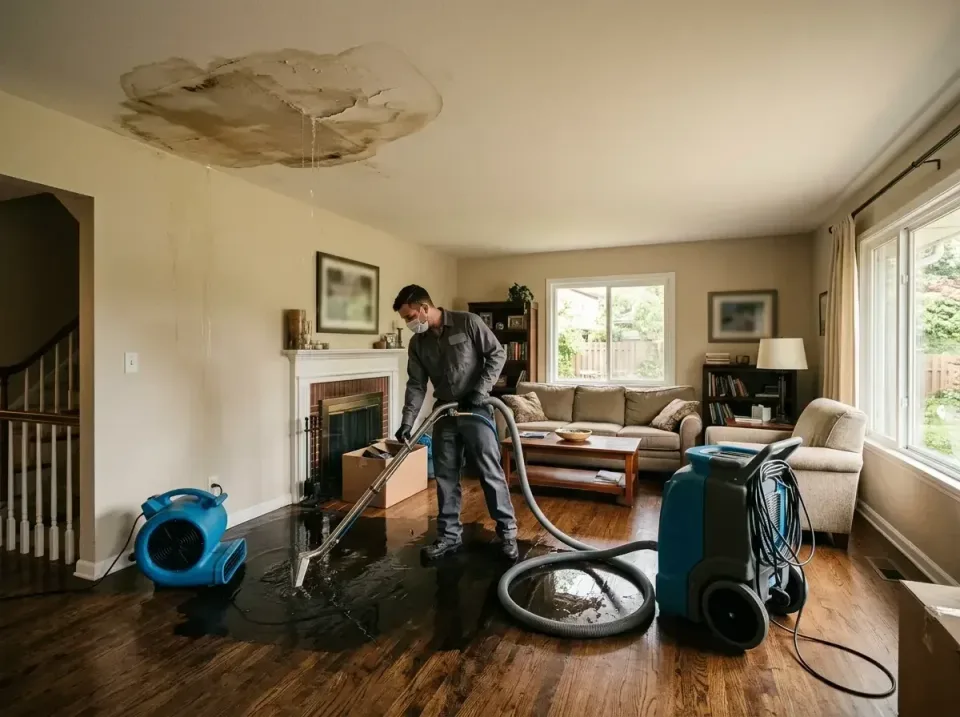 attic-pipe-burst-ceiling-drip-008 — frequently asked questions, Water Damage Restoration & Carpet Care in Florence, AL